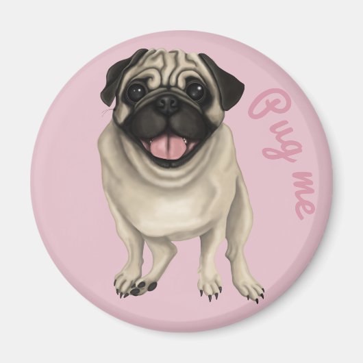 Pug me Magnet (Voorkant)