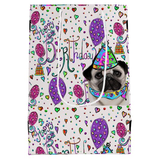 PUG MEDIUM CADEAUZAKJE (Achterkant)