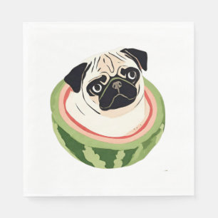 Pug Melon Classic T-shirt Servet
