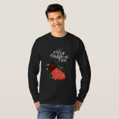 Pug Merry Kerstmis 2021 T-shirt (Voorkant volledig)