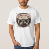 Pug Mess Met Chef T-shirt (Voorkant)