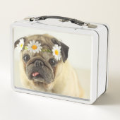 Pug met Daisy Crown (Achterkant)