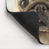 Pug met Daisy Crown Muismat (Hoek)