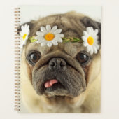 Pug met Daisy Crown Planner (Voorkant)