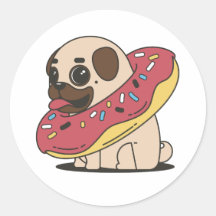 Pug met Donut