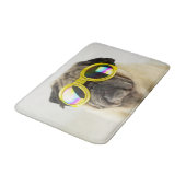 Pug met Goggles Badmat (Gekanteld)