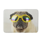 Pug met Goggles Badmat (Voorkant)