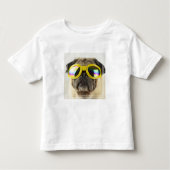 Pug met Goggles Kinder Shirts (Voorkant)
