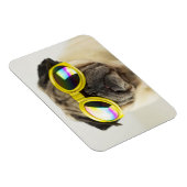 Pug met Goggles Magneet (Rechterzijde)