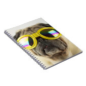 Pug met Goggles Notitieboek (Rechterzijde)