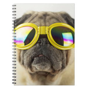Pug met Goggles Notitieboek