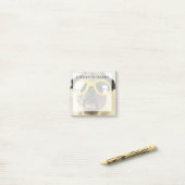 Pug met Goggles Post-it® Notes (Op bureau)