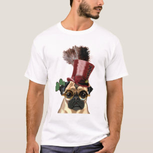 Pug met Steampunk Style Top Hat