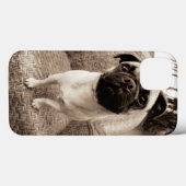 Pug met zijn Hoofd Met een adellijke titel aan de Case-Mate iPhone Case (Achterkant (horizontaal))