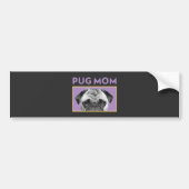 Pug Moeder Bumpersticker (Voorkant)