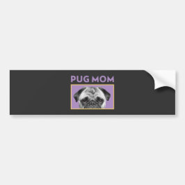 Pug Moeder Bumpersticker