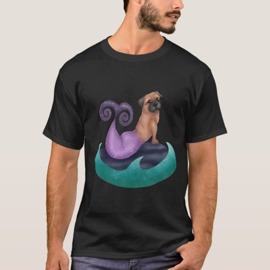 Pug Moeder v3 T-shirt (Voorkant)