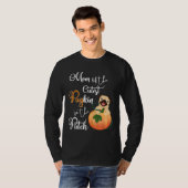 Pug Moeder van de Schattigee PuGkin in de Patch On T-shirt (Voorkant volledig)