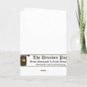 Pug Moederdag Kaart (Achterkant)