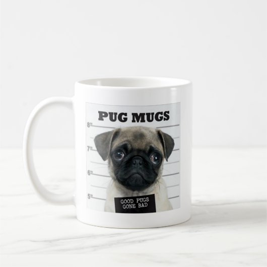 Pug Mok, Good Pugs Gone Bad Koffiemok (Links)