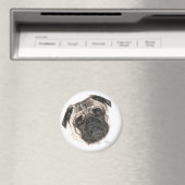 Pug Mok Magnet (Insitu (Vaatwasser))
