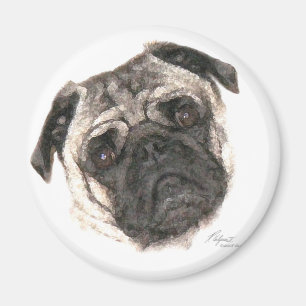 Pug Mok Magnet
