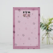 Pug MOM Briefpapier (Staand voorkant)