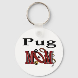 Pug MOM-cadeaus Sleutelhanger