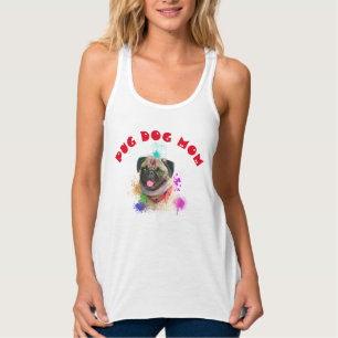 Pug Mom Hond Beste Hond Moeder Ooit Tanktop