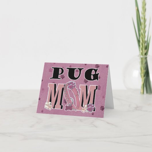 Pug MOM Kaart (Voorkant)