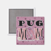 Pug MOM Magneet (Voorkant / Achterkant)