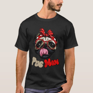Pug Mom T-shirt Mama Moeder Pugs Hondenliefhebber 