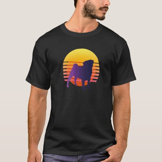 Pug Mops Carlin Hond Ras 38 T-shirt (Voorkant)