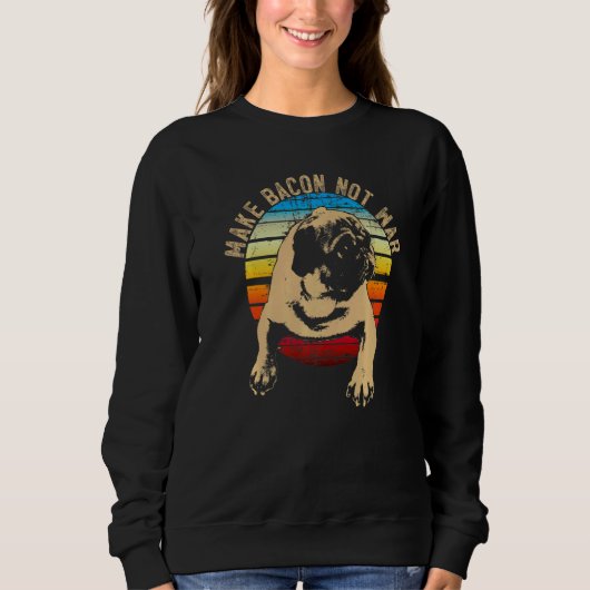 Pug Mops Carlin Hondenras 6 Trui (Voorkant)