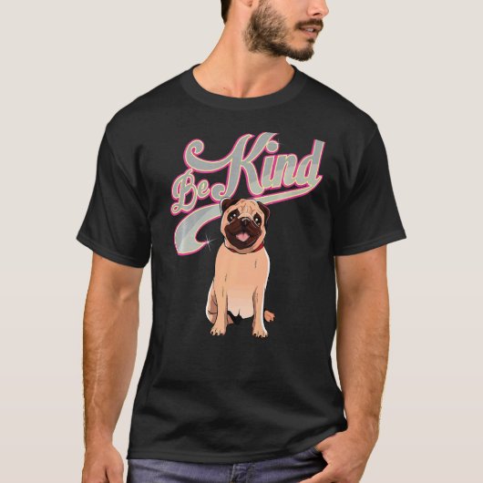 Pug Mops Carlin Hondenras 8 T-shirt (Voorkant)