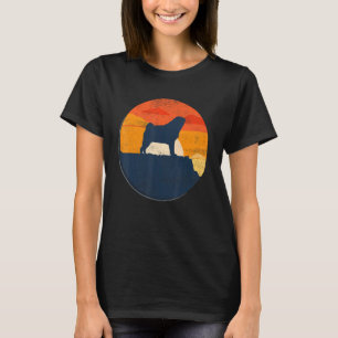 Pug Mops Carlin Hondenras Retro 1 T-shirt