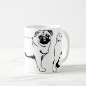 Pug Mops Koffiemok (Voorkant rechts)
