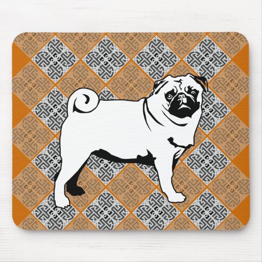 Pug Mops Muismat (Voorkant)