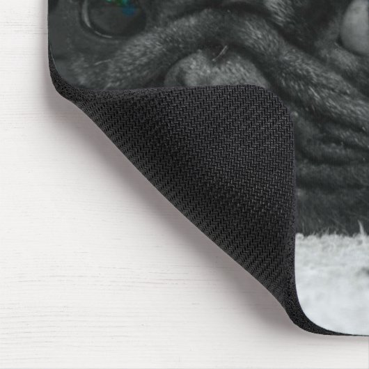 Pug mousepad "Breena" Muismat (Hoek)