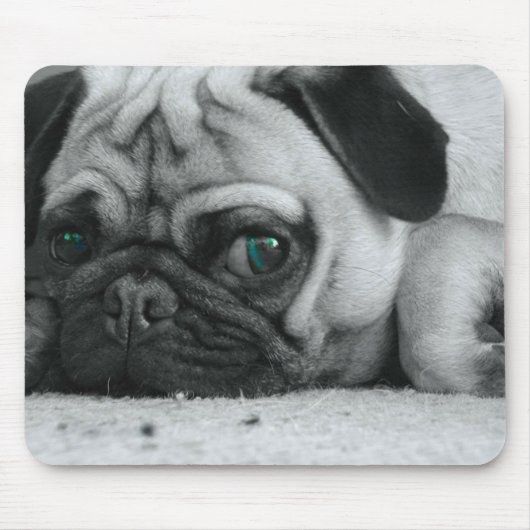 Pug mousepad "Breena" Muismat (Voorkant)