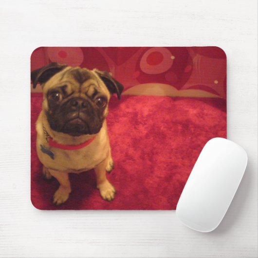 Pug Mousepad Machi Muismat (Met muis)