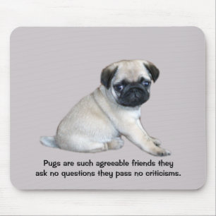 Pug Mousepad Muismat