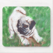 Pug-Mousepad Muismat (Voorkant)