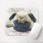 Pug mousepad muismat (Met muis)