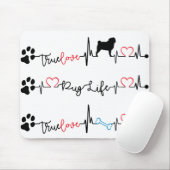 Pug Mousepad Muismat (Met muis)