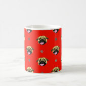 Pug Mug Rood Koffiemok (Center)