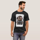 Pug Mug Shot T-shirt (Voorkant volledig)