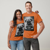 Pug Mugshot Pug Leven T-shirt (Unisex)