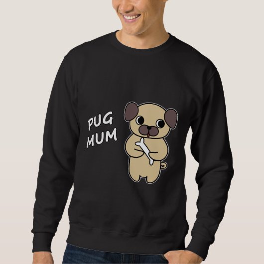 PUG MUM 3 Klassiek T-shirt 31 (Voorkant)