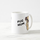 PUG MUM koffiemok (Voorkant rechts)